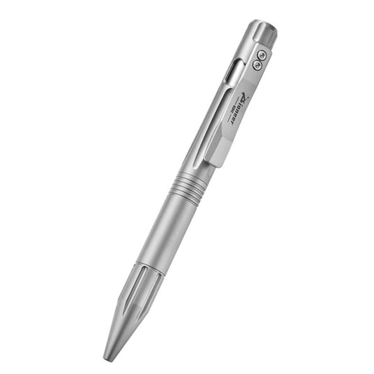 Sandblasted Titanium Alloy Ballpoint Pen - Durable Business Metal Writing Pen for Outdoor & EDC Use
