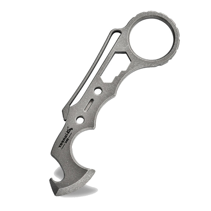 Titanium Alloy Multifunctional Crowbar Outdoor Survival Tool EDC Portable Tool Card