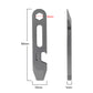 Titanium Alloy Crowbar Multifunctional EDC Key Pendant Bottle Opener