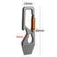 Titanium Alloy Multifunctional Crowbar Keychain With Bottle Opener EDC Tool
