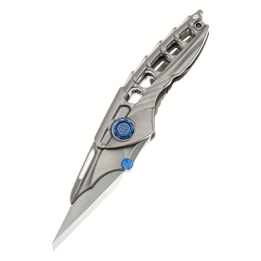 Rike Knife Alien1 Folding Knife M390 Blade Material Titanium Alloy Primary Color Handle