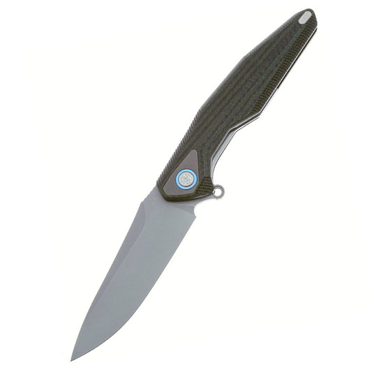 Rike Knife Folding Knife Tulay G10 Handle 154CM Blade Army green
