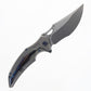 Rike Knife S05 (V2) Titanium Folding Knife Gray Bohler M390 Powder Steel Blade  EDC Tool