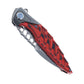 Rike Thor 7 Folding Knife Red G10 Titanium Handle 154CM Blade