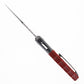 Rike Thor 7 Folding Knife Red G10 Titanium Handle 154CM Blade