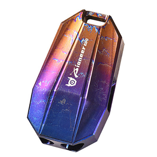 High Decibel Waterproof Titanium Alloy Whistle, Dazzling Color EDC Essential
