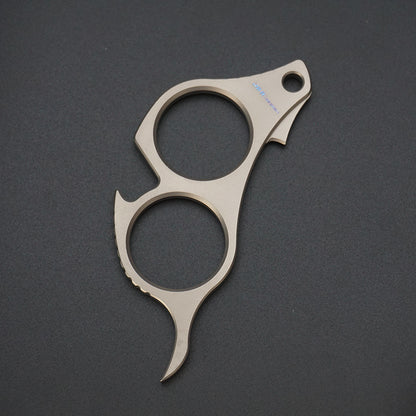 Multifunctional Titanium Alloy Crowbar Portable EDC Tool Bottle Opener Peeler Accessory Pendant
