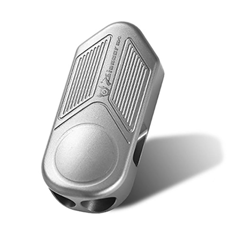 Titanium Alloy Double Hole Whistle High Decibel EDC Outdoor Equipment