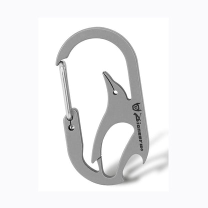 Little Penguin Titanium Car Keychain with Bottle Opener, Portable Keychain