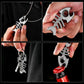 Multifunctional Titanium Alloy Fishbone Crowbar Outdoor EDC Tool Portable Bottle Opener Keychain Pendant