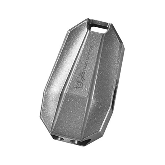 Waterproof Blowable Titanium Alloy Double-Hole Whistle, Necklace Design EDC Essential