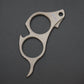 Multifunctional Titanium Alloy Crowbar Portable EDC Tool Bottle Opener Peeler Accessory Pendant