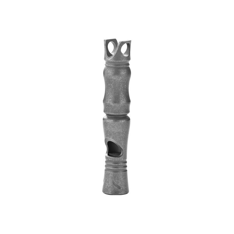 Titanium alloy whistle outdoor portable single tube burst sound up to 120 decibels EDC essential