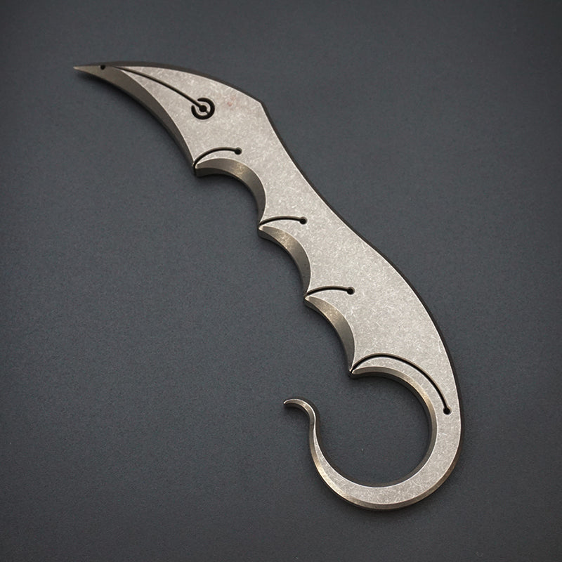 Titanium Alloy Multifunctional Crowbar Stone Washing Process Tea Needle Suitable For EDC Outdoor Camping Use