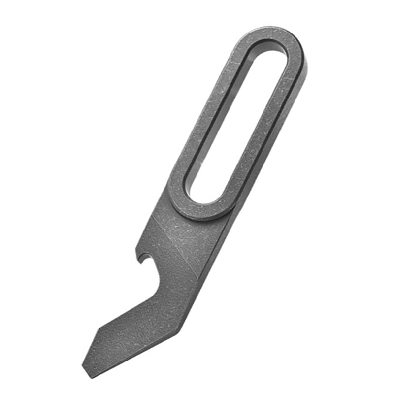 Titanium Alloy Multifunctional Mini Crowbar EDC Tool Keychain Box Opener Artifact Bottle Opener Screwdriver