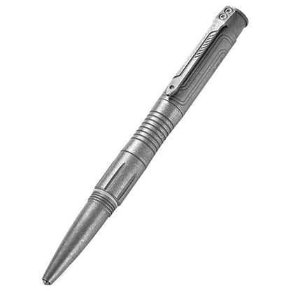Titanium Alloy Multifunctional Tactical Pen, Stone Wash Finish, Portable EDC Tool