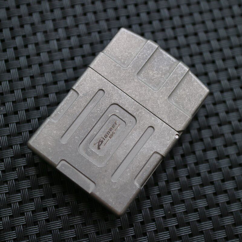 Titanium Alloy Windproof Lighter Shell Suitable For Men's Business Gifts & EDC Outdoor Camping