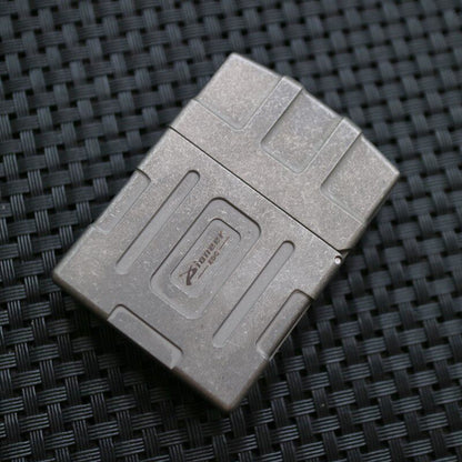 Titanium Alloy Windproof Lighter Shell Suitable For Men's Business Gifts & EDC Outdoor Camping