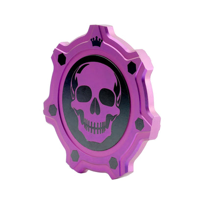Skull Crown Titanium Alloy Gear Commemorative Coin Outdoor Edc Portable Decompression Toy