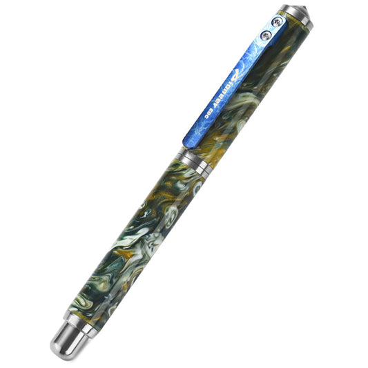 Green EDC Tactical Pen With Titanium Alloy & Resin Construction
