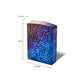 Blue-Purple Titanium Alloy Lighter Case, No Insert Included, EDC Men's Gift