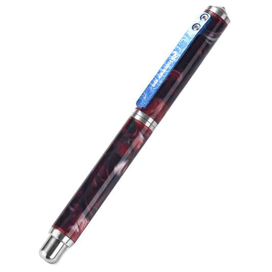 Red Resin Titanium Alloy Tactical Pen, Portable Outdoor EDC Pen