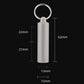 Pure Titanium Double-Layer Waterproof Pill Box, Travel Portable Pill Dispenser Box