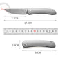 Titanium Alloy Multifunctional Folding Knife - M390 Blade Stone Washing Process Outdoor EDC Tools For Daily Carry